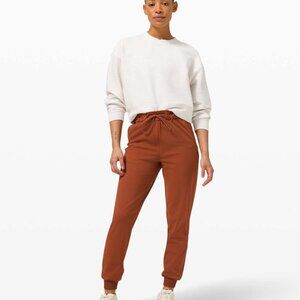 Lululemon Stretch High Rise Joggers Dark Terracotta Size 8